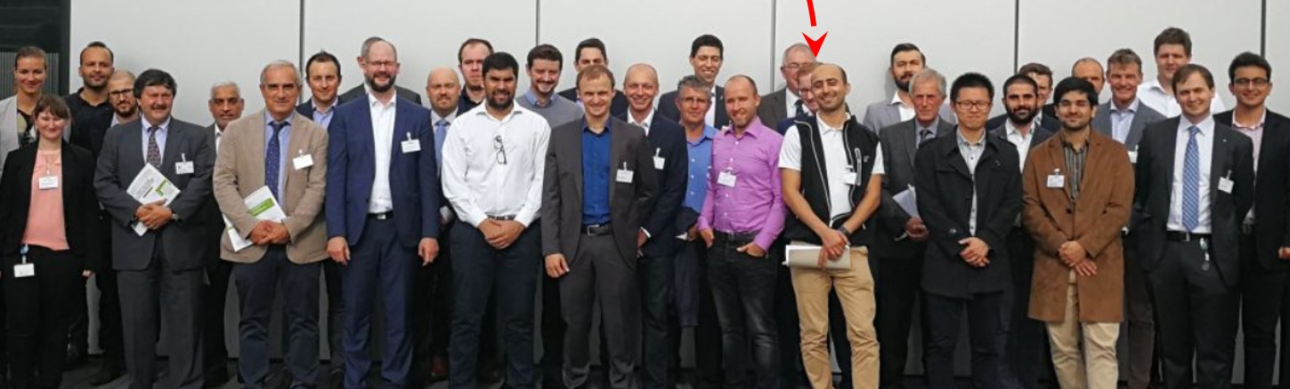 The EU H2020 ambliFibre project consortium, with OTOM founder Amin Zaami marked